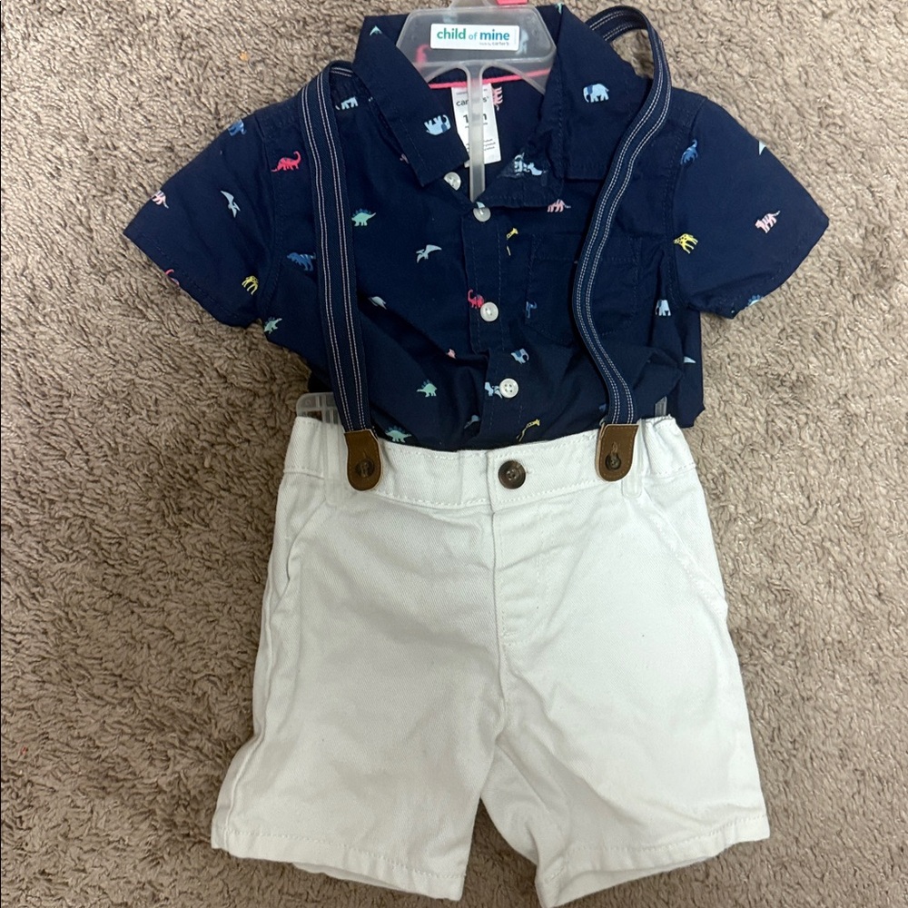 Child of Mine Blue Dinosaur Shirt